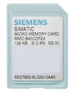 SIMATIC S7 MICRO CARTE MÉMOIRE POUR S7-300/C7/ET 200, 3, 3V NFLASH, 64 Ko