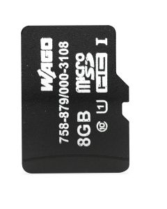 Carte mémoire micro-SD 8Go (automatisme ; spécifique à la programmation industrielle)