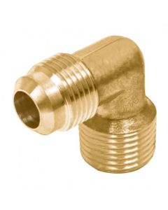 COUDE 90° LAITON FLARE MALE x NPT MALE Ø 1/4'' x 1/4''