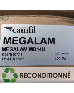 FILTRE ABSOLU H14 || CAMFIL MEGALAM MD 14U H14 EN1822 (JAMAIS UTILISÉ)