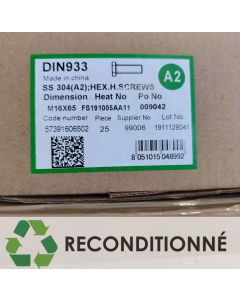 BOÎTE DE 25 VIS HEXAGONALES 16X65 ||  57391606502 (JAMAIS UTILISÉ, DANS SON EMBALLAGE D'ORIGINE)