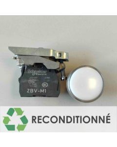 VOYANT  ROND Ø22 - IP66 - BLANC - LED INTEGREE - 240 V || SCHNEIDER ELECTRIC FRANCE XB4BVM1 (JAMAIS UTILISÉ, DANS SON EMBALLAGE D'ORIGINE)