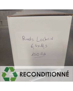 BOÎTE DE 150 RIVETS LOCKRIV 6,4X16,5 ||   (JAMAIS UTILISÉ, SANS EMBALLAGE)